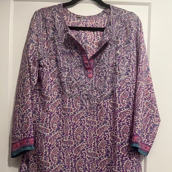 Patterend tunic top - Picture 2 of 10